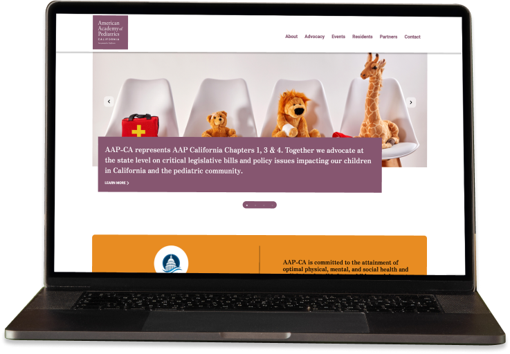 Laptop on leafapp website