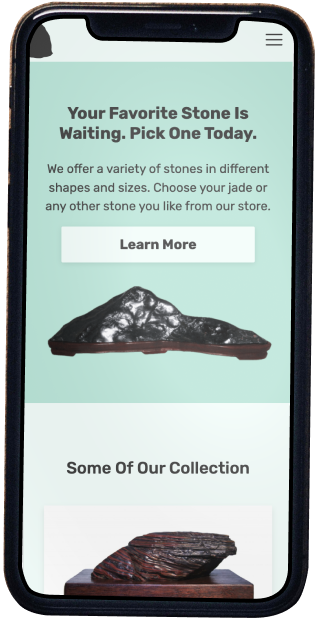 Phone on bones website