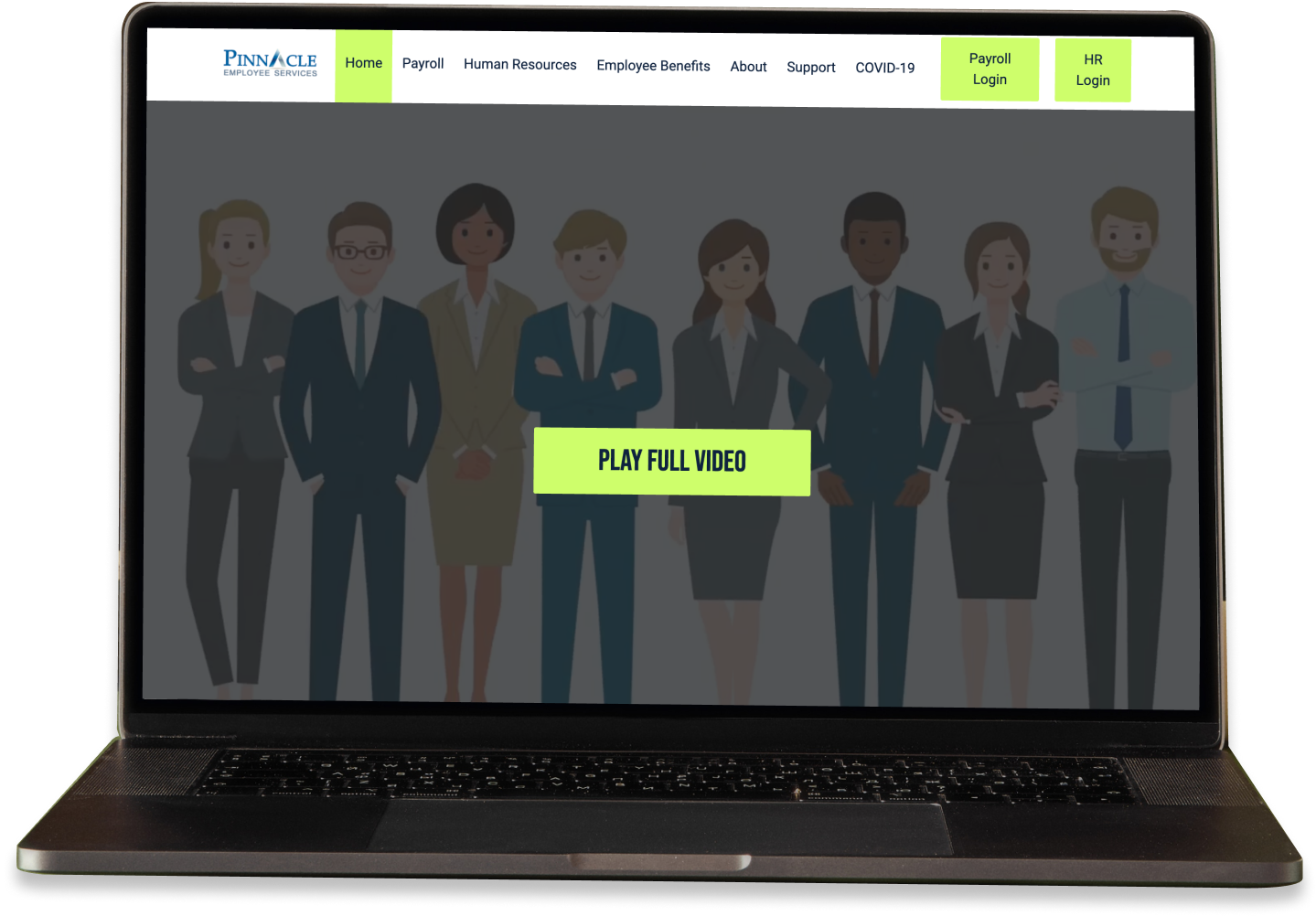 Laptop on SAM website