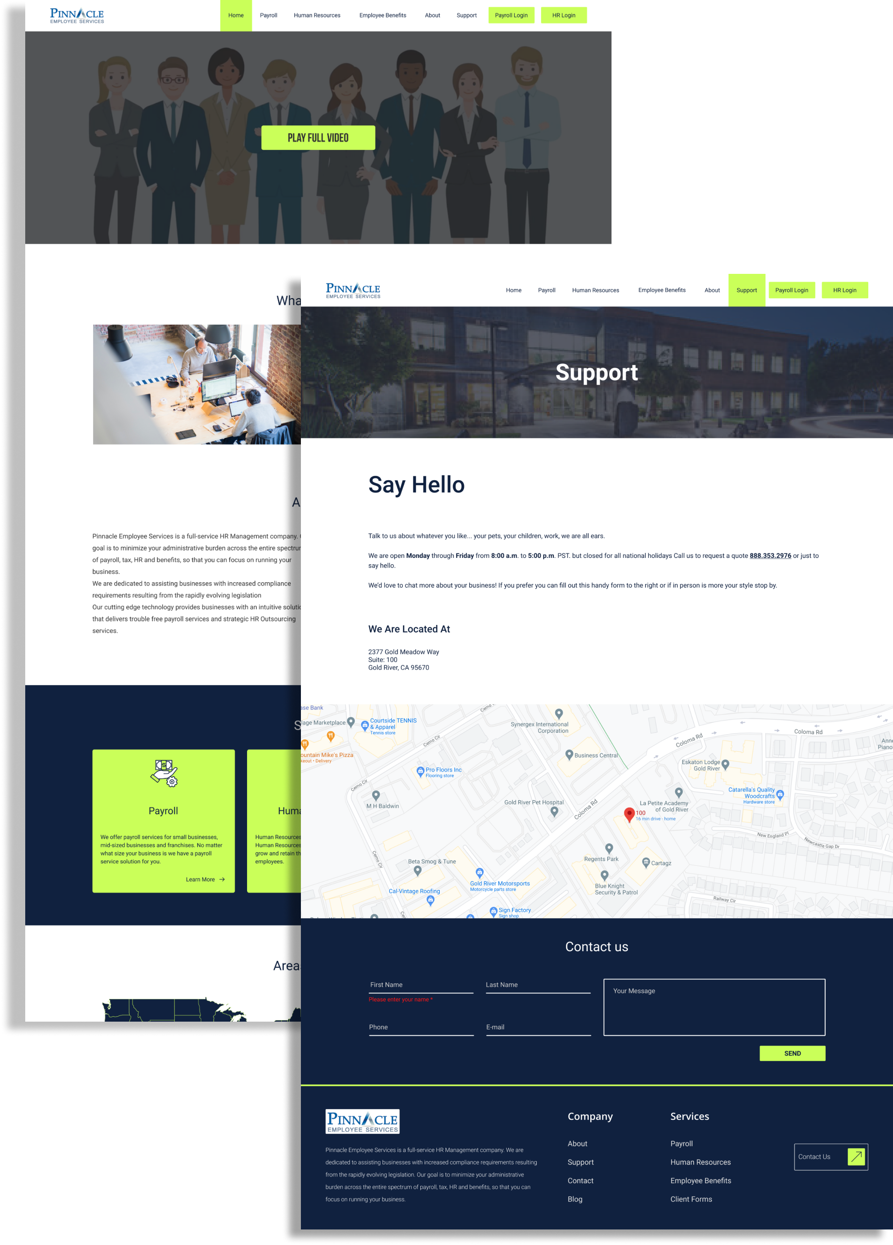 pinnacle website before and after 2Leaf